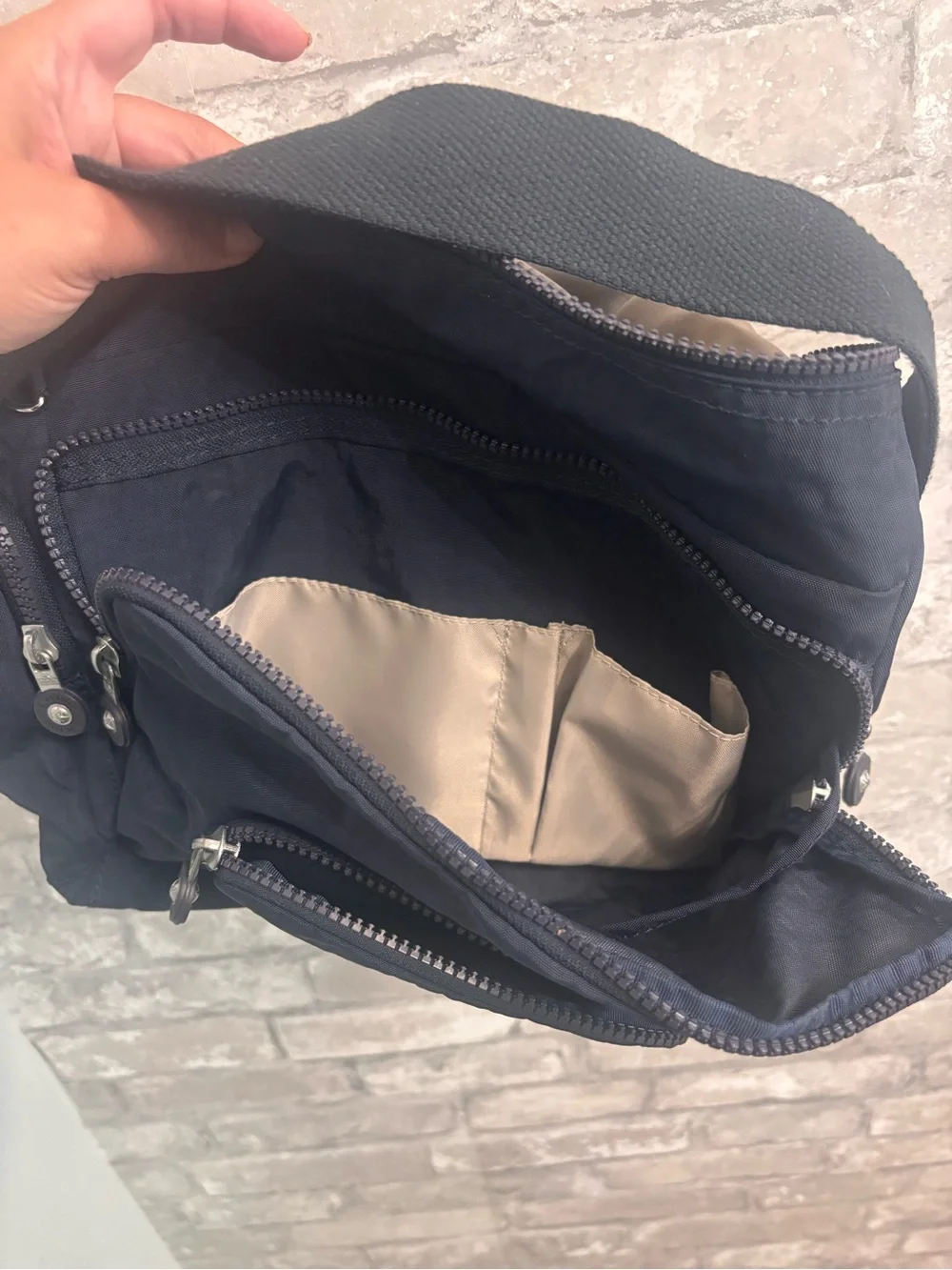Kipling Navy Blue Crossbody Shoulder Bag - Versatile Everyday Carry